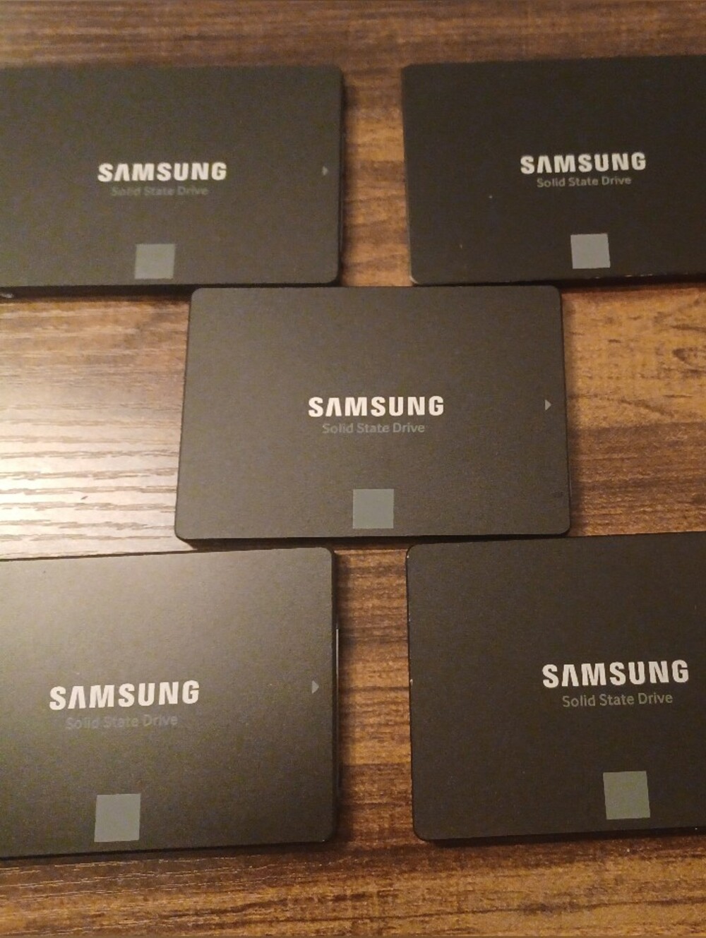 Lot Of 5 Used SAMSUNG 500GB SSD 2.5" Hard Drive